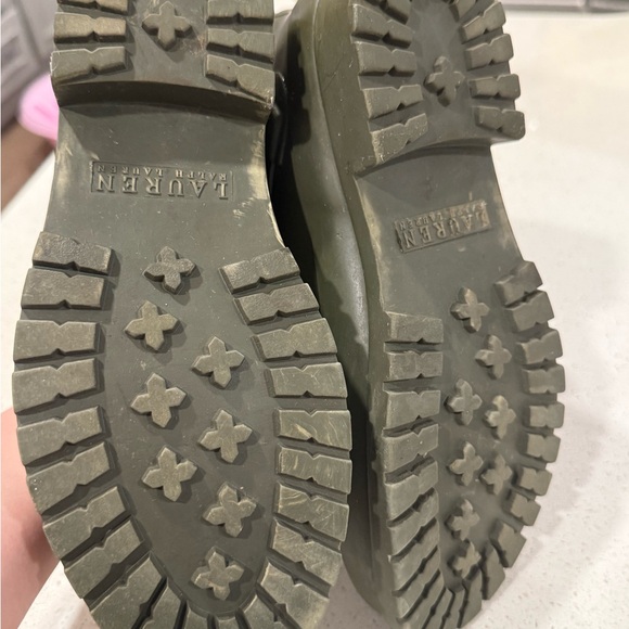 Ralph Lauren Green Floral Winter & Rain Boots - Picture 4 of 4